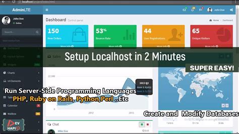 How to setup a localhost .